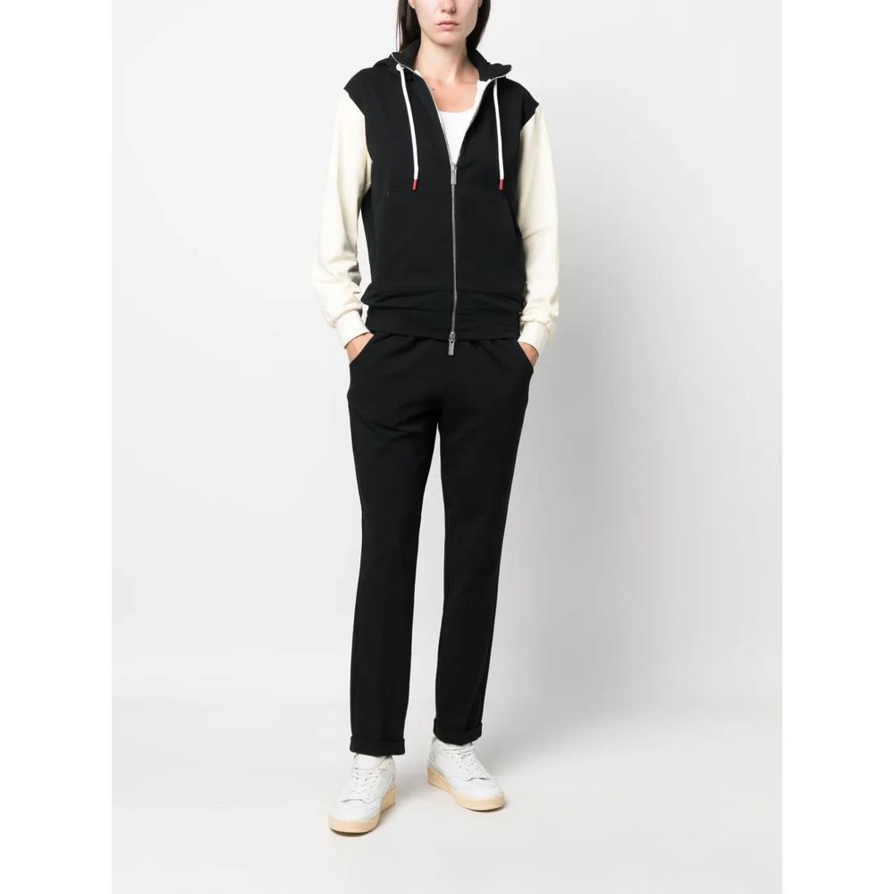 drawstring stretch-cotton hoodie 2