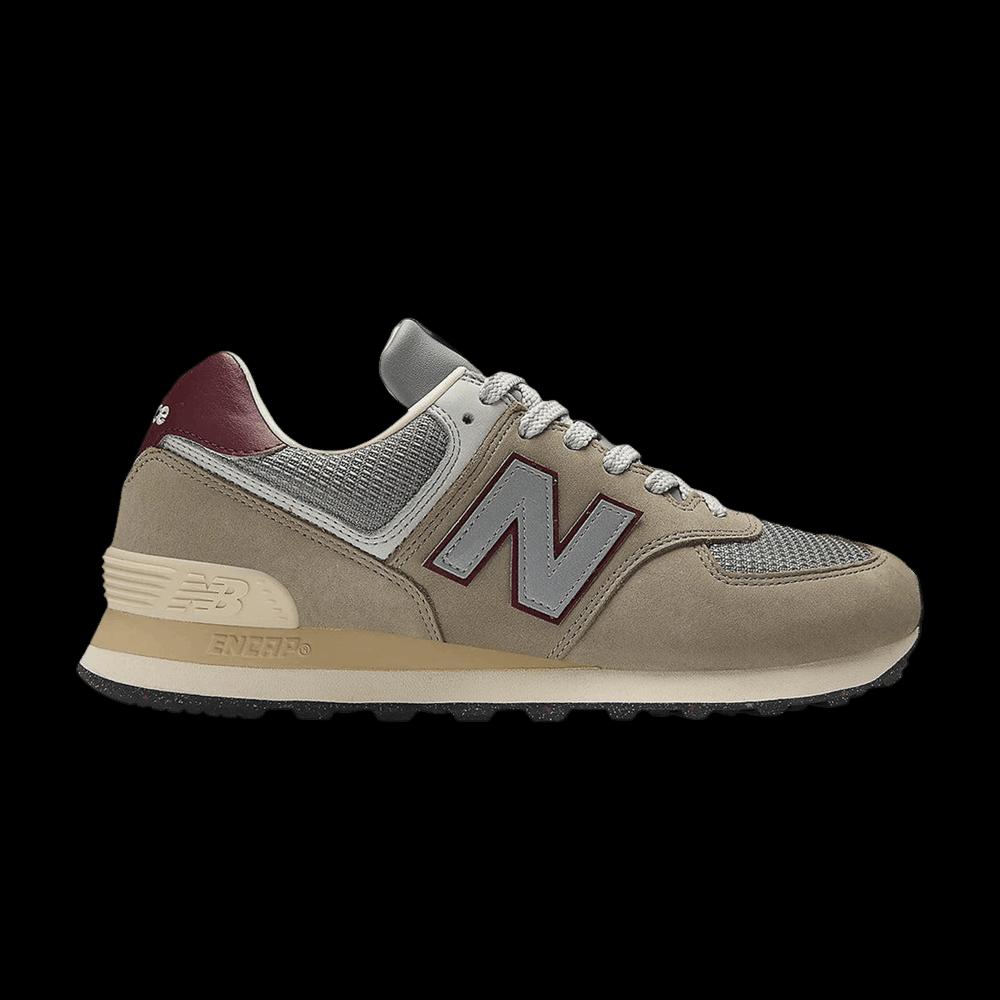 Кроссовки New Balance 574 'Arid Stone Monarch Burgundy' 1