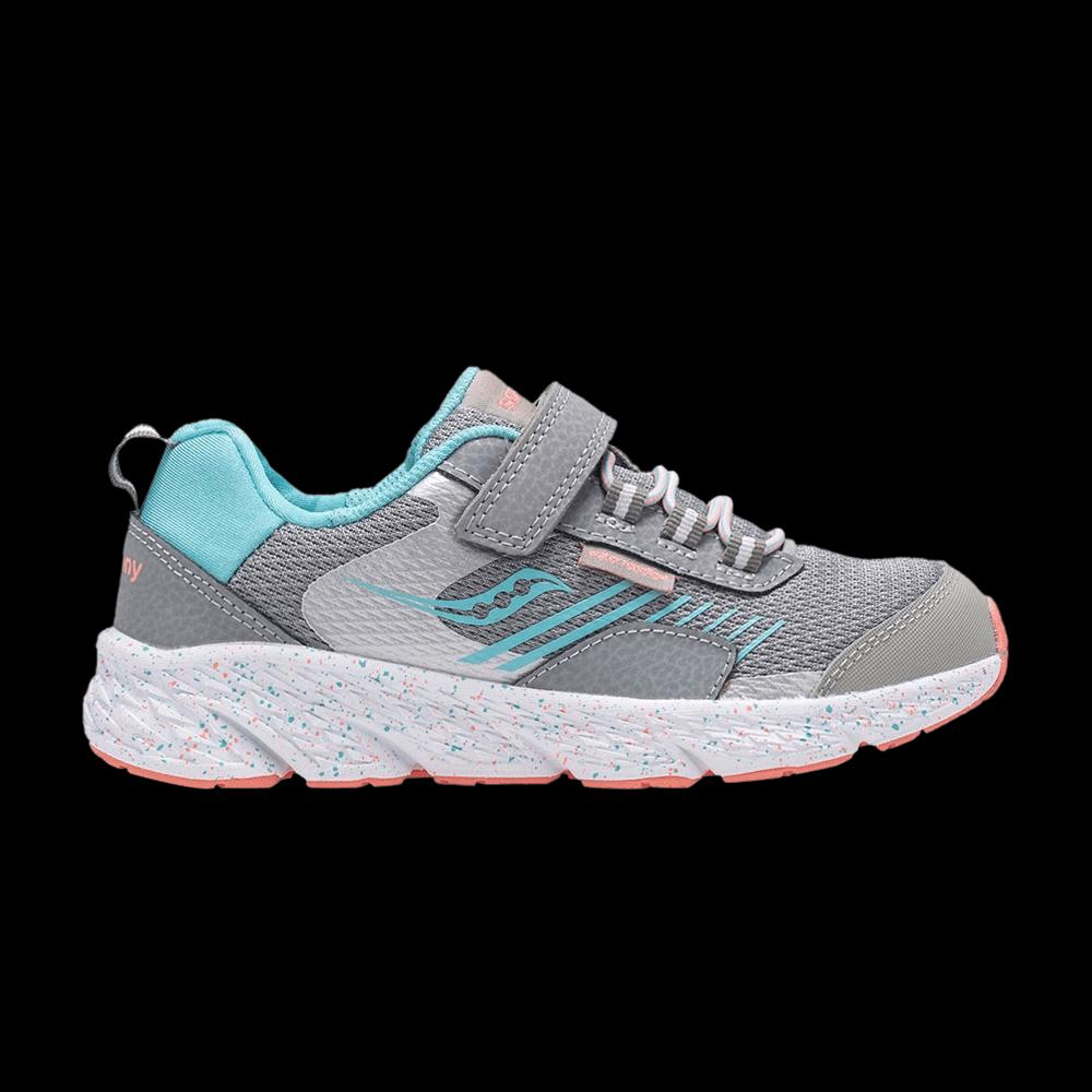 Кроссовки Saucony Wind Shield A/C Big Kid 'Grey Turquoise' 1