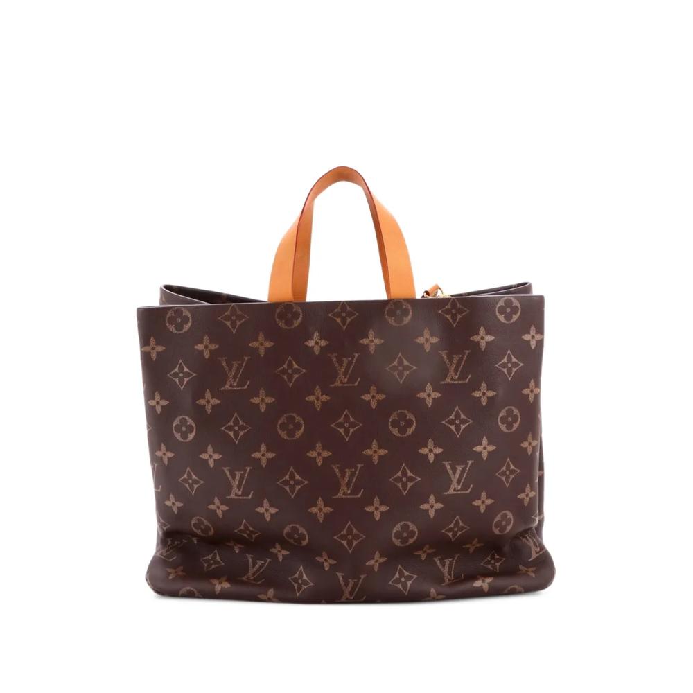 Сумка-тоут Shopper Monogram Leather MM 2