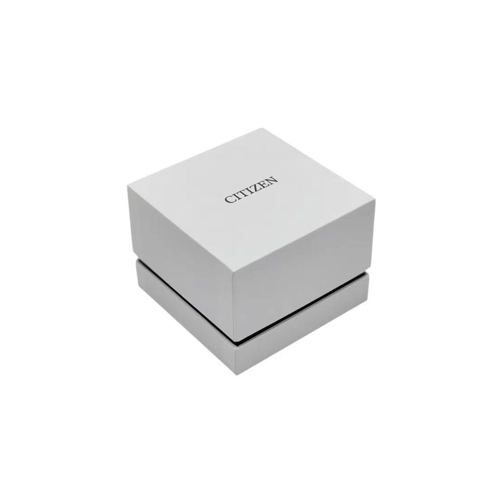 Citizen Classic Series 41mm черный циферблат двухцветный стальной браслет 3-стрелочные день-дата кварцевые часы BF2018-52EB 4