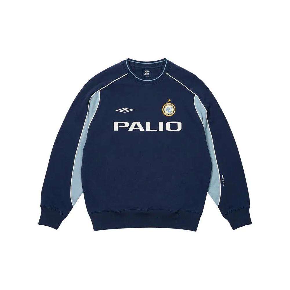 Толстовки Palace x Umbro Warm Up Crew 'Синий' 1