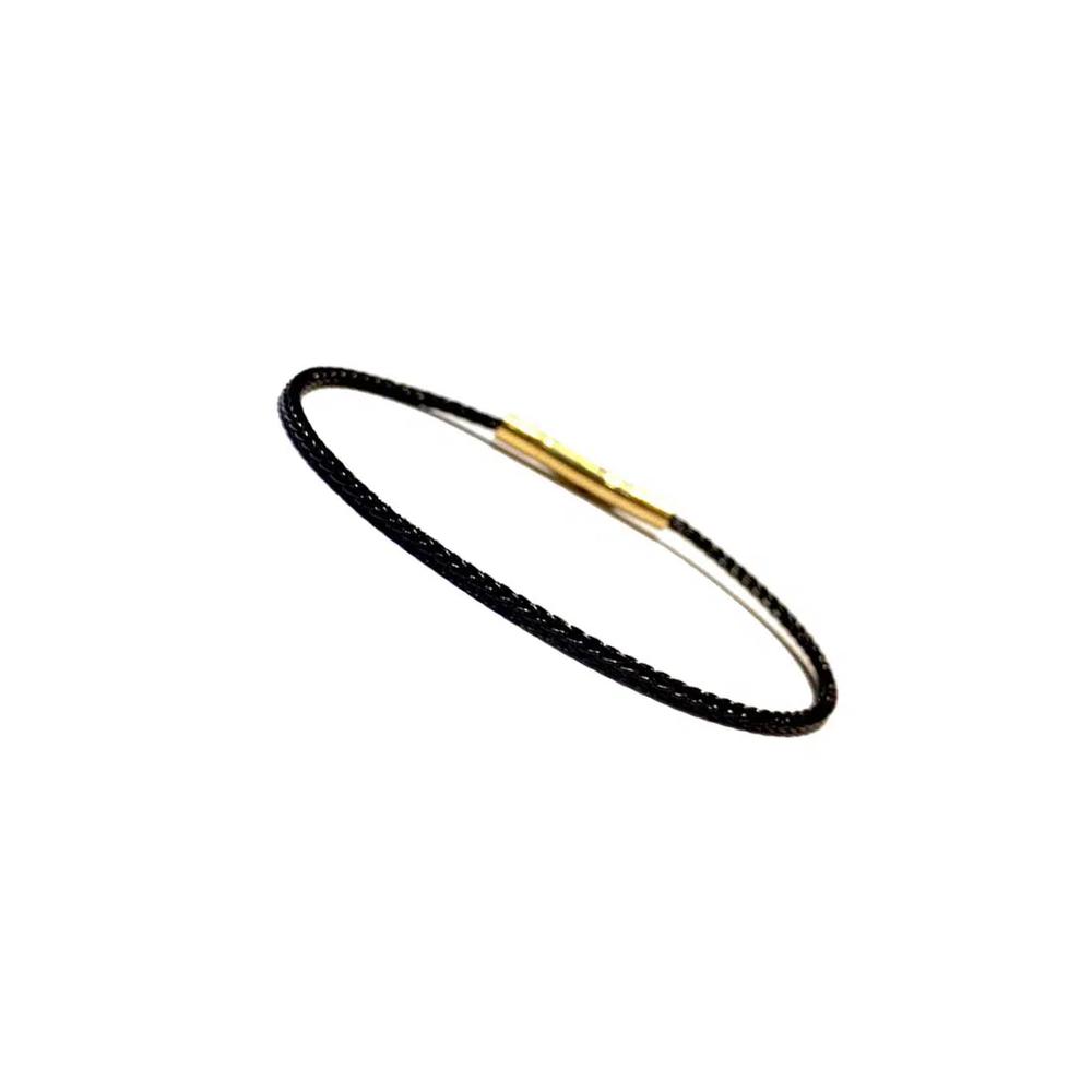 LITZ Браслет из стального троса (2 мм) BR04black 3
