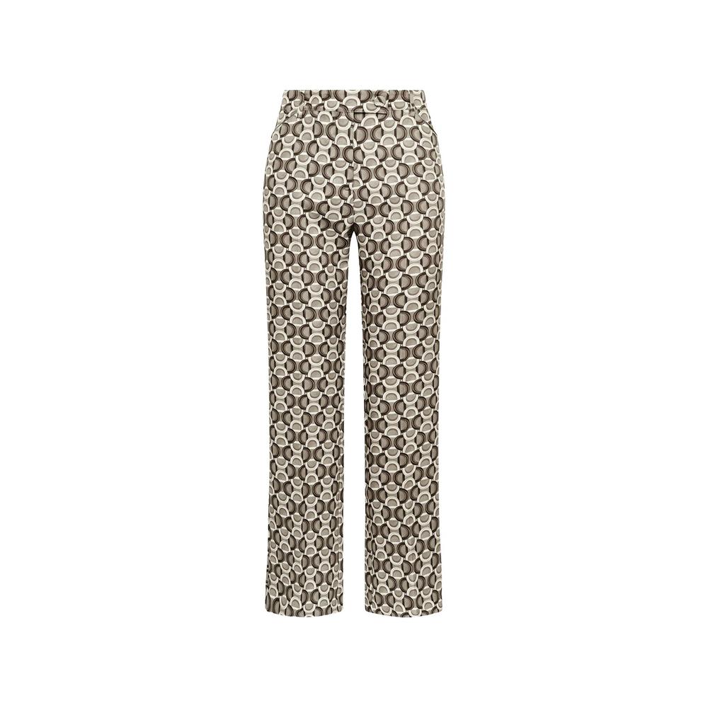 orbit-print chain-print straight-leg trousers 2