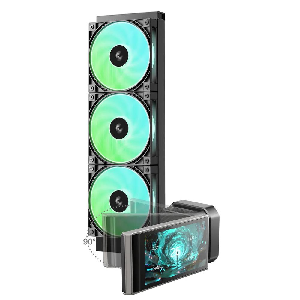 DEEPCOOL LT360 VISION ARGB 360mm водяное охлаждение - Черный 2