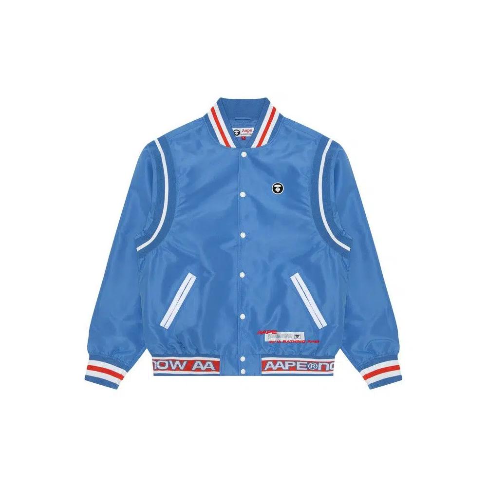 Куртки AAPE Moonface Patch Jersey Jacket 'Blue/Light' 1