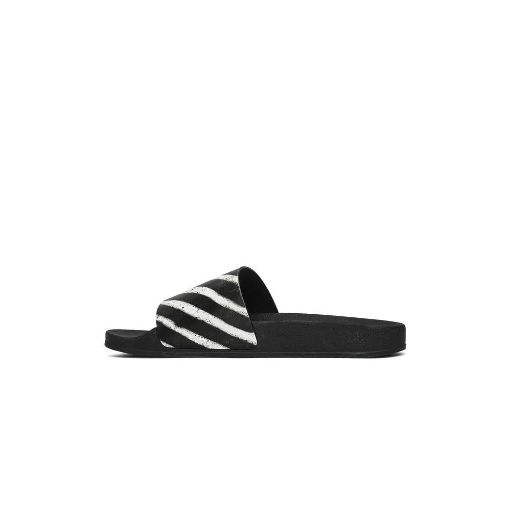Кроссовки Off-White Sliders 'Graffiti - Black White' 2020 3