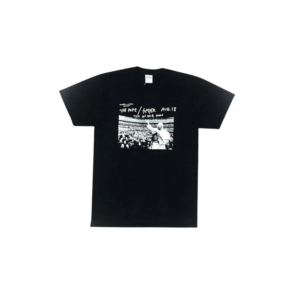 Топы Supreme x Antihero Pope Tee 'Black' 1