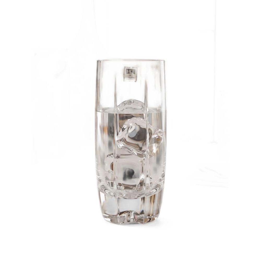 fluted crystal glasses set (set of six) 2