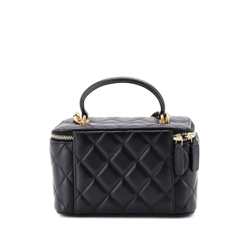 Маленькая сумка через плечо Classic Top Handle Vanity Case с цепочкой 2
