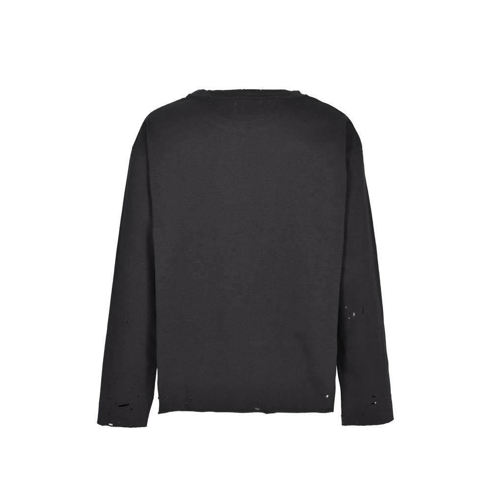 distressed long-sleeve T-shirt 2