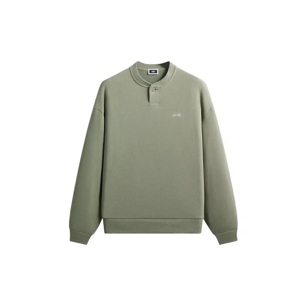 Свитеры с круглым вырезом Kith Heavy Loop Henley Nelson Pullover 'Дымка' 1
