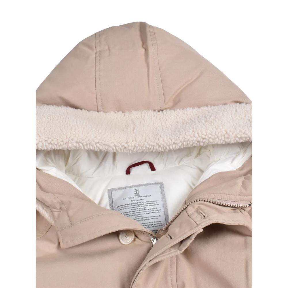 quilted shearling-lined parka jacket 4