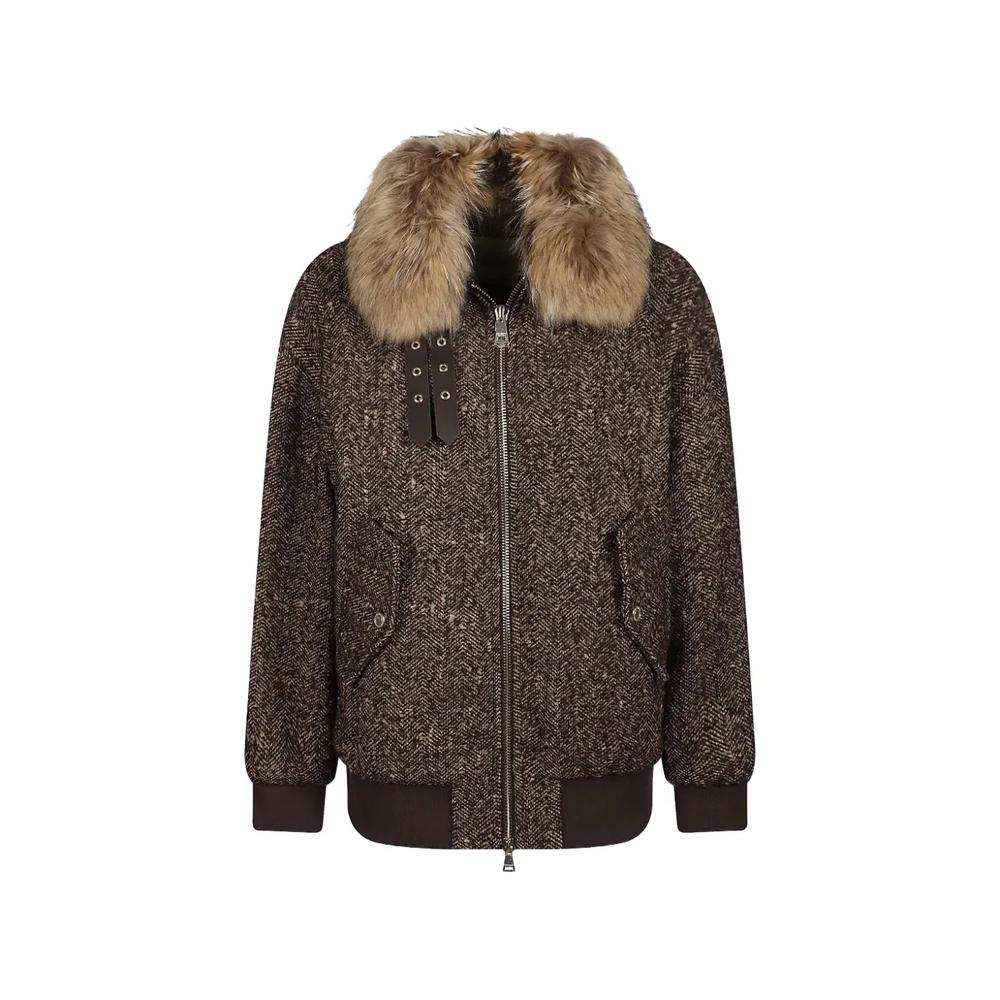 herringbone-pattern jacket 1