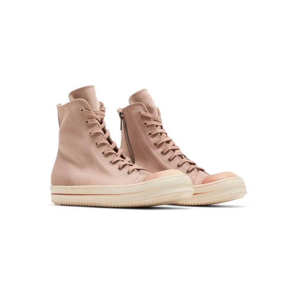 Кроссовки Rick Owens EDFU DRKSHDW Cotton Denim High 'Faded Pink' 8