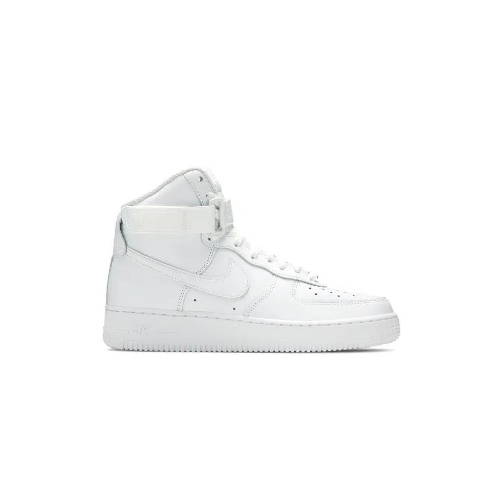 Кроссовки Nike Air Force 1 High '07 'Тройной белый' 1