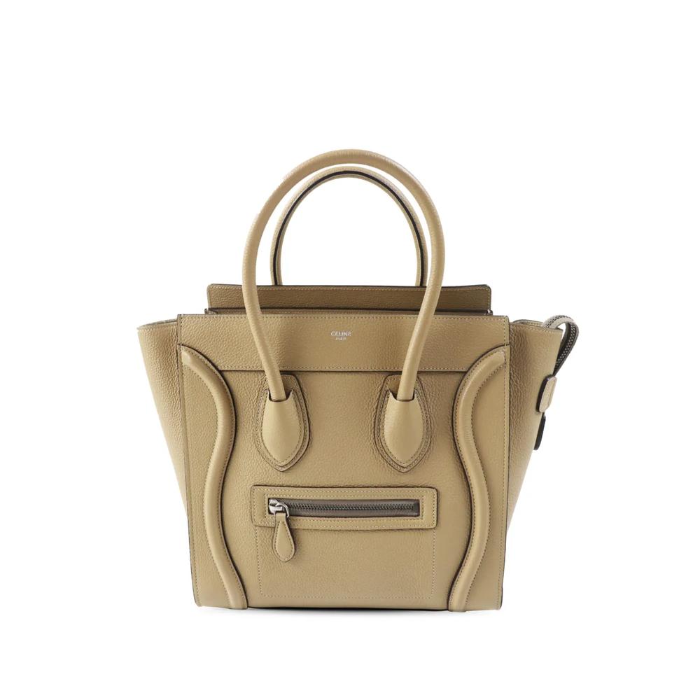 Сумка-тоут Micro Drummed Calfskin Luggage (2022 год) 1