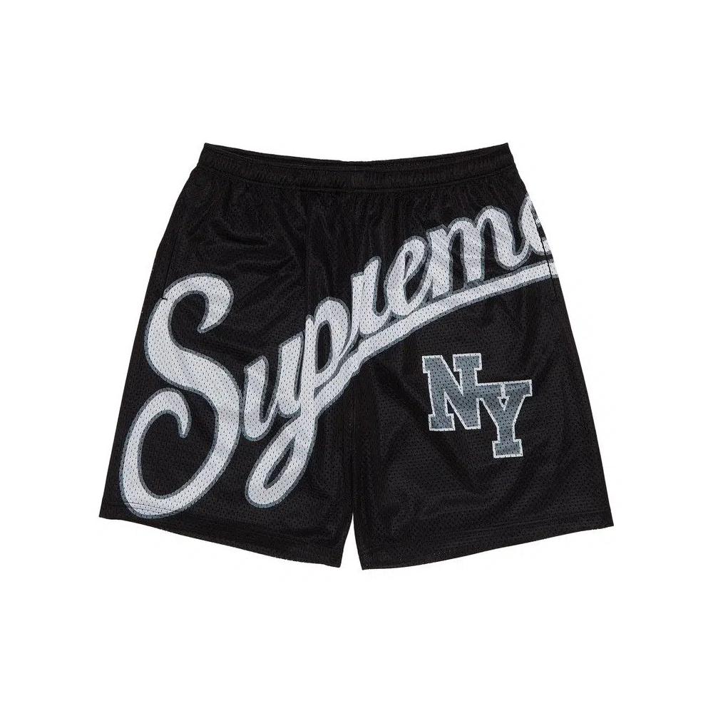 Шорты Supreme Big Script Mesh Short 'Black' 1