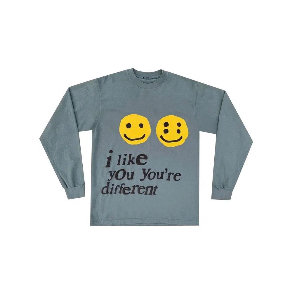 Футболки Cactus Plant Flea Market I Like You You're Different Long-Sleeve Tee 'Grey' 1