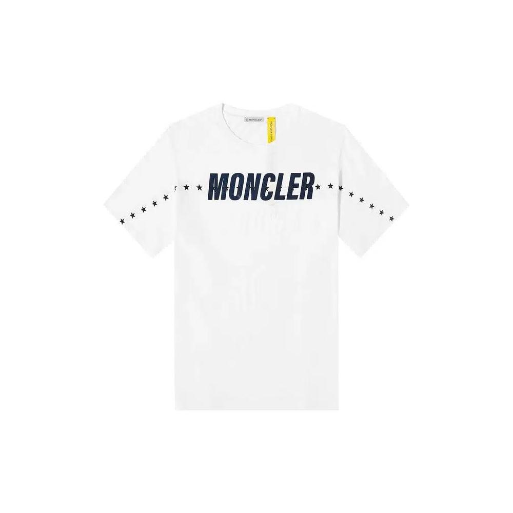 Футболки Moncler Genius x Frgmnt Hiroshi Fujiwara Star Print Tee 'White' 1
