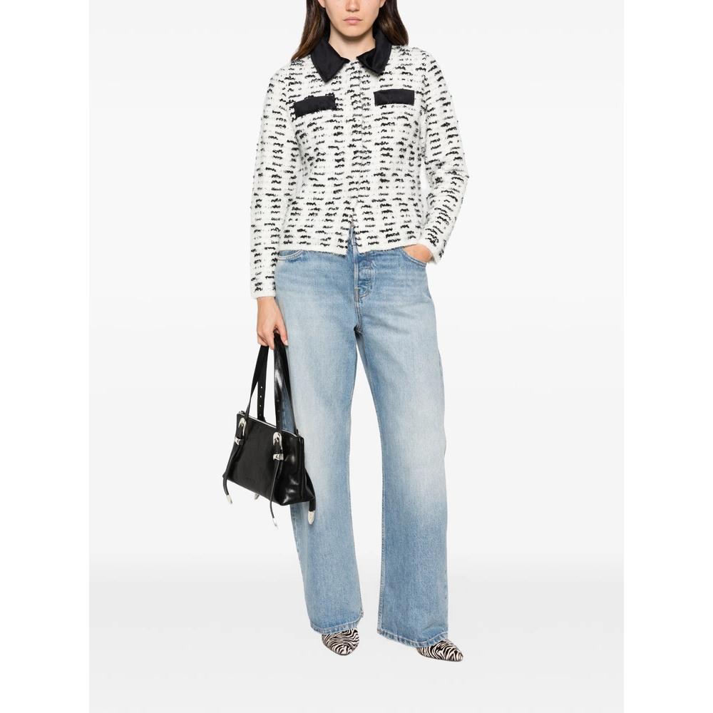 velvet-collar cardigan 2