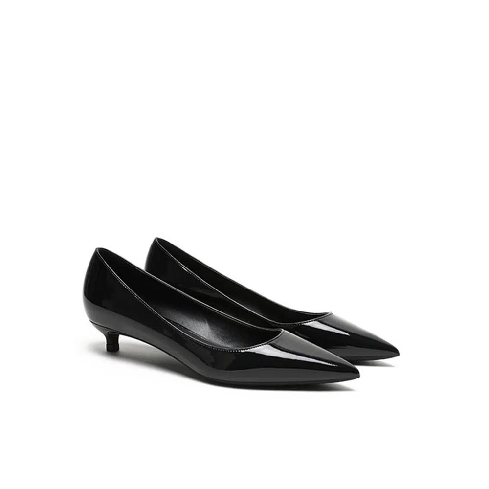 Туфли-лодочки на шпильке 3CM Patent Pointed Kitten Heels Pumps HZL130 3
