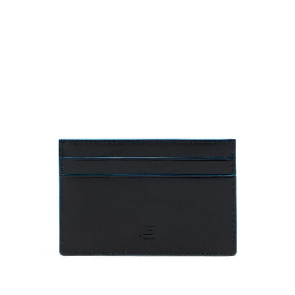logo-engraved leather cardholder 2