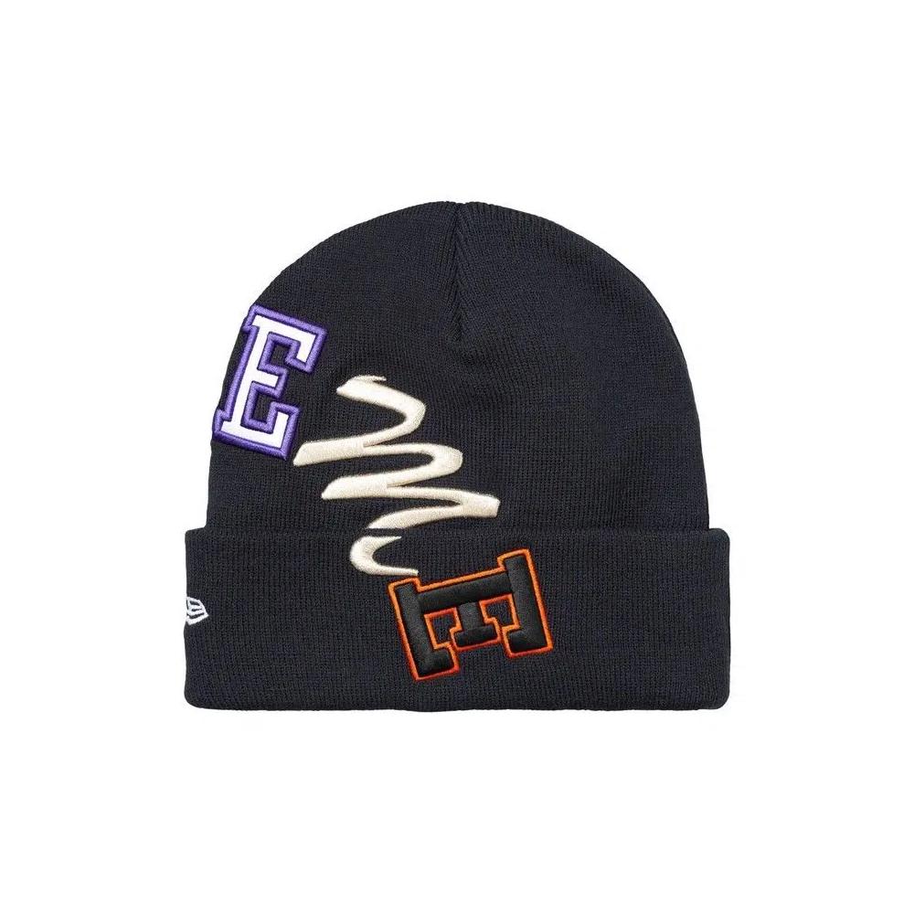 Шапка Supreme New Era Arc Beanie 'Navy' 2