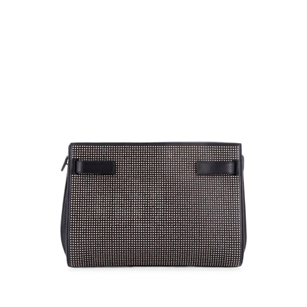 Sac De Jour Studded Leather Medium clutch bag 2