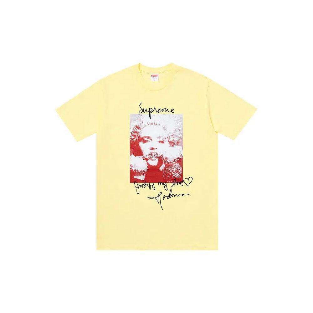 Топы Supreme Madonna Tee «Желтый» 1