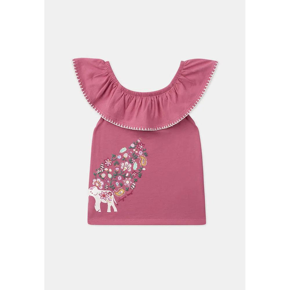 Футболка с графическим принтом Pink Elephant 1
