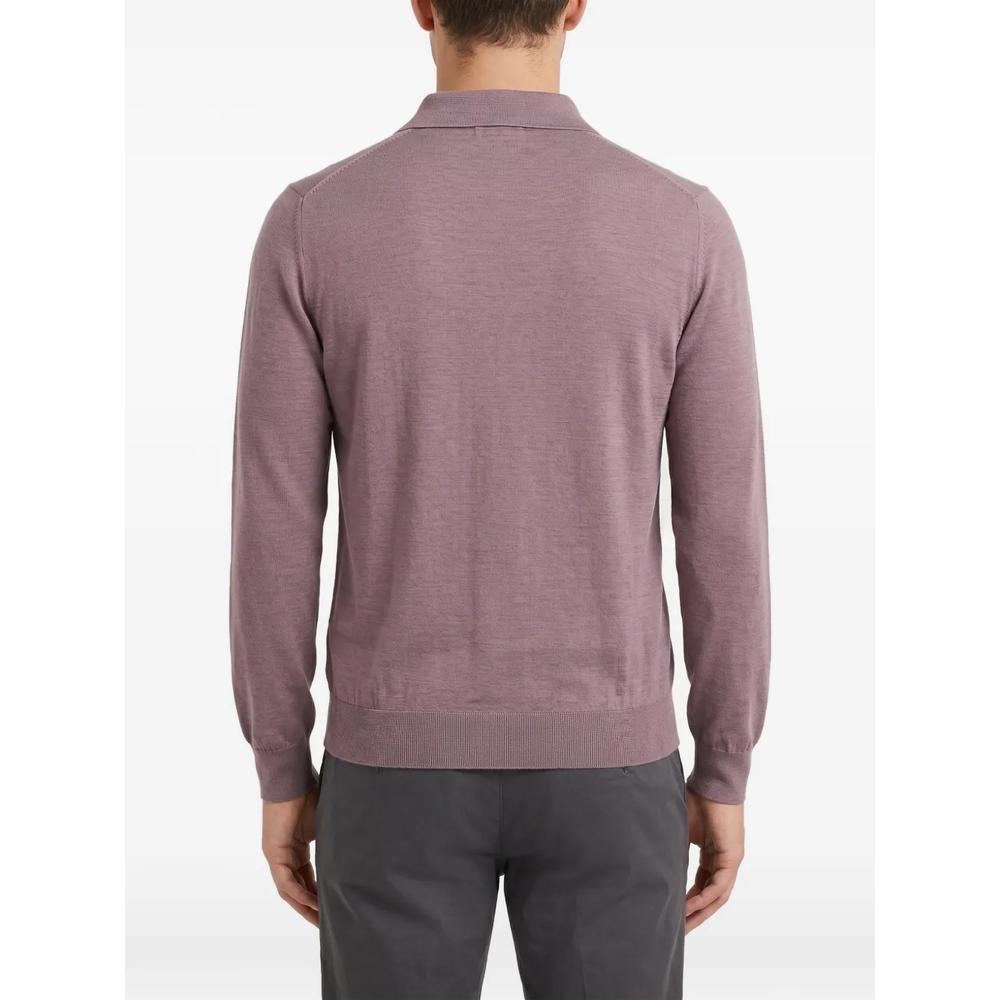 quarter-button collar polo shirt 2