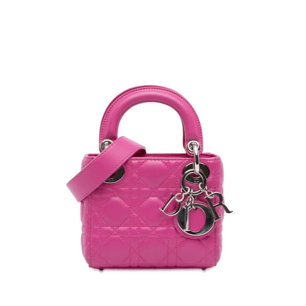 Сумка 2015 Mini Lambskin Cannage Lady Dior 1