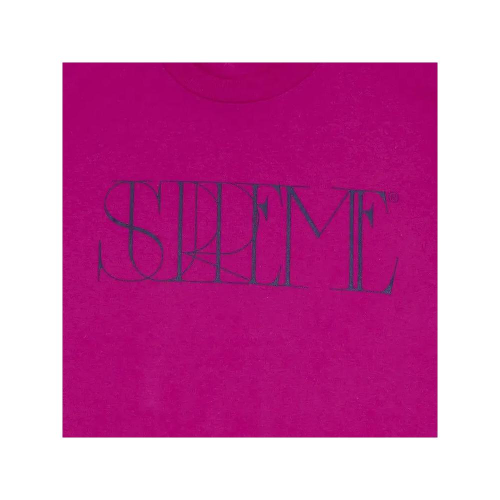 Футболки Supreme Trademark Tee 'Magenta' 3