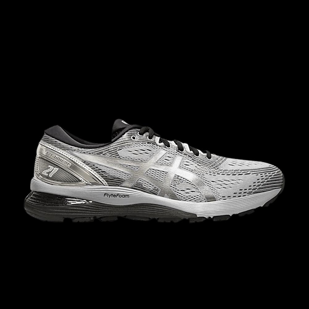 Кроссовки Sneakers Asics Gel Nimbus 21 Platinum 'Sheet Rock Silver' 1