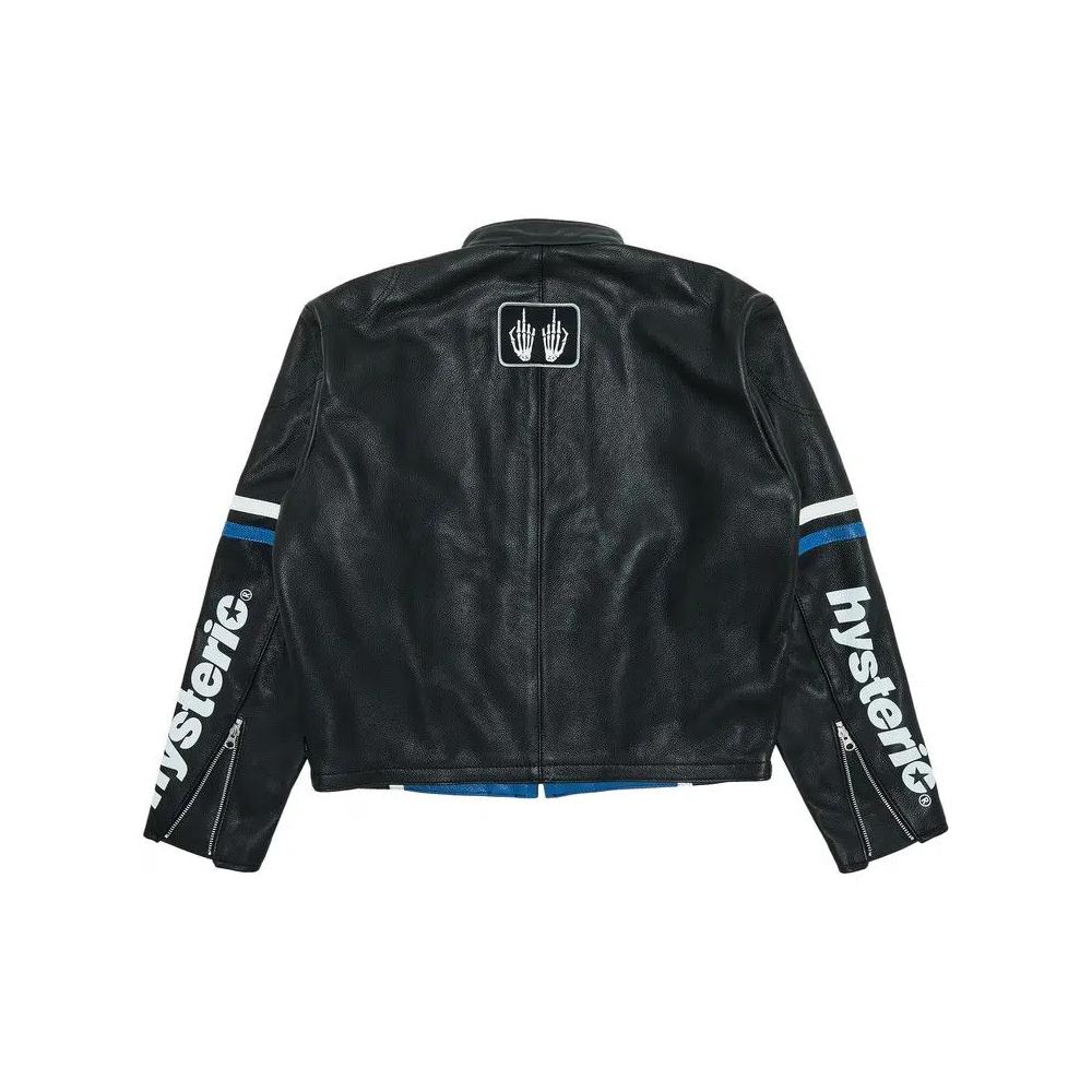 Кожаные куртки Supreme x HYSTERIC GLAMOUR x Vanson Leather Jacket 'Black' 2