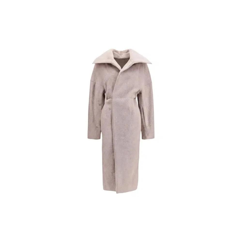 Пальто Rick Owens Dracucollar Belted Coat «Tan» 1
