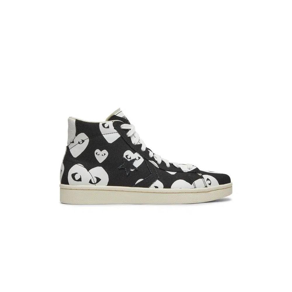 Баскетбольная обувь для отдыха Comme des Garçons x Converse Pro Leather 'Black White' 1