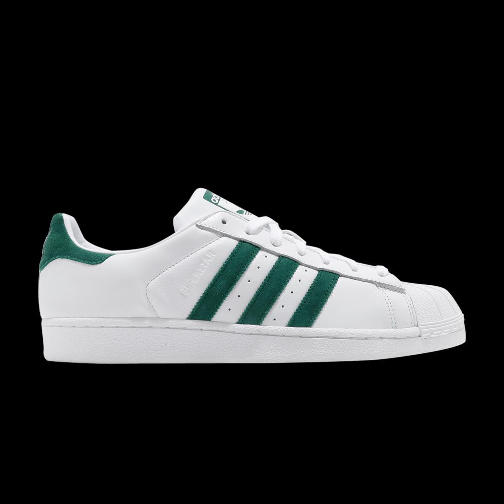 Кроссовки Adidas Superstar 'White Collegiate Green' 1