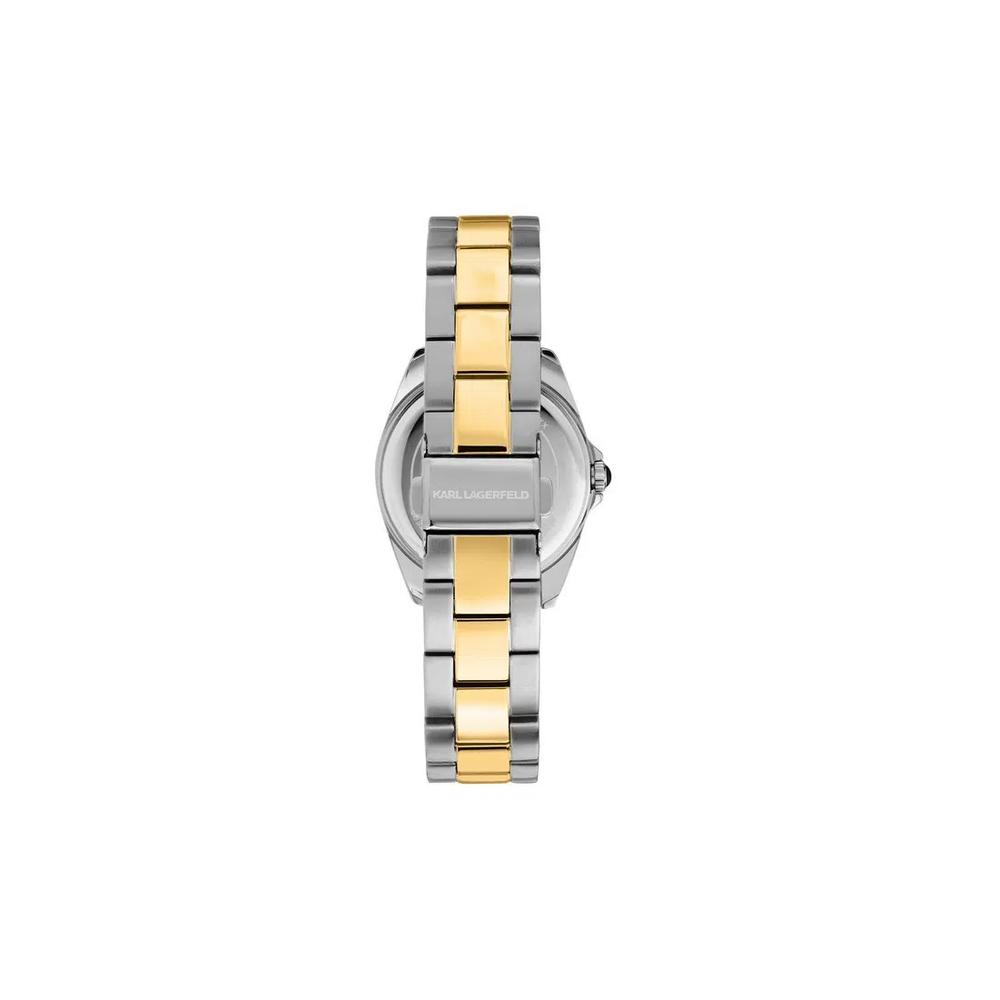 【2 года гарантии】KARL LAGERFELD 35mm Женские серебристые кварцевые часы Essential R0553101507 3