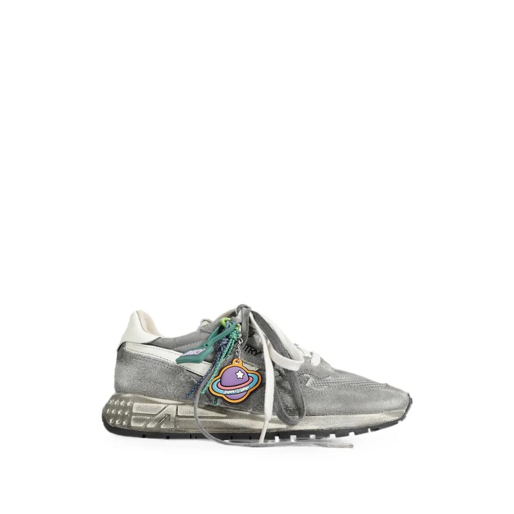 Reelwind Super Vintage sneakers in white and black suede and nylon 1