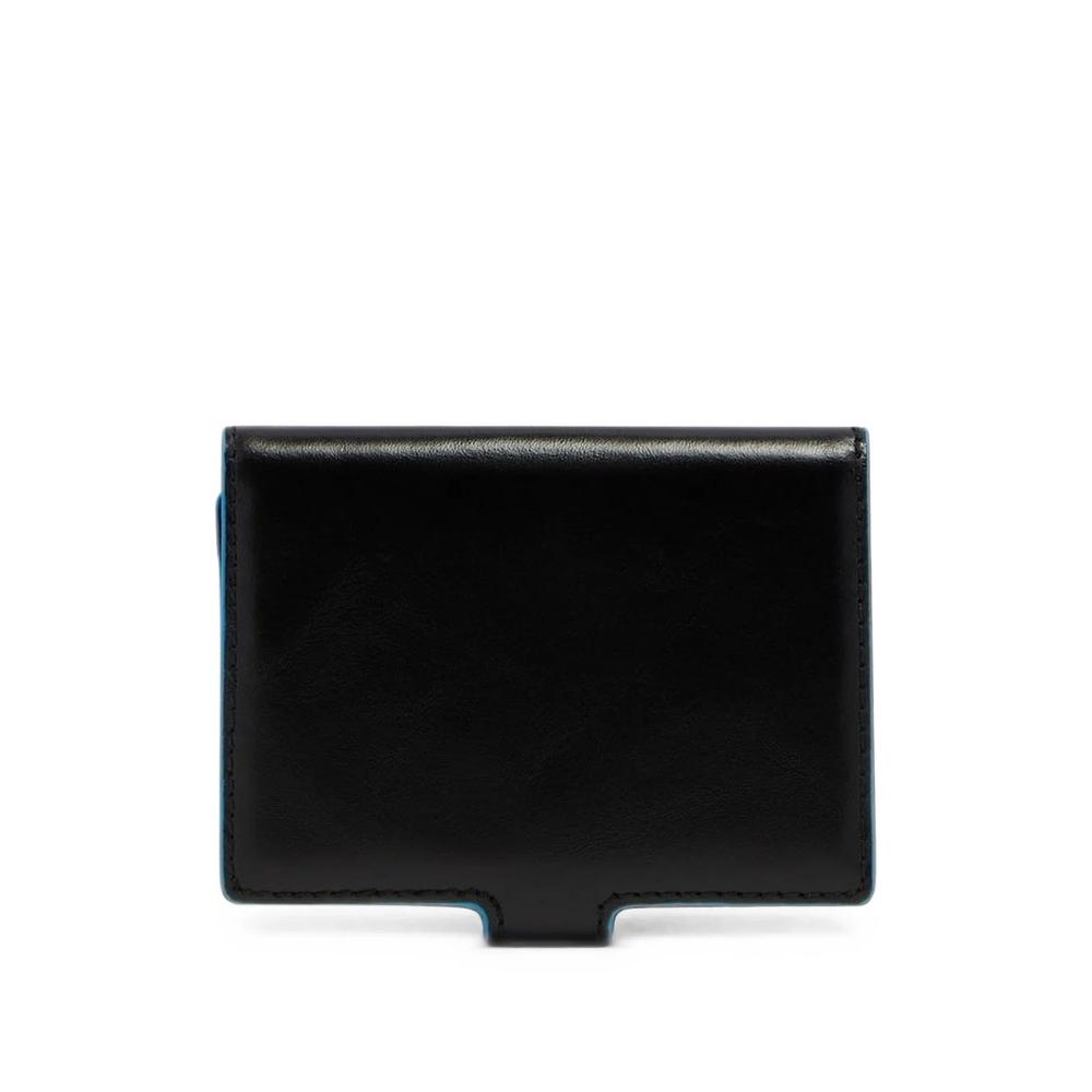 Blue Square logo-debossed leather cardholder 2