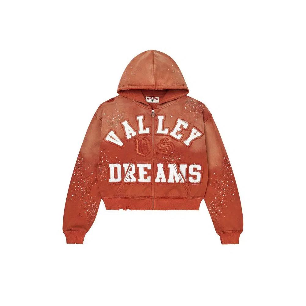 Худи на молнии Vale Forever Classico Zip Up Hoodie 'Orange' 1