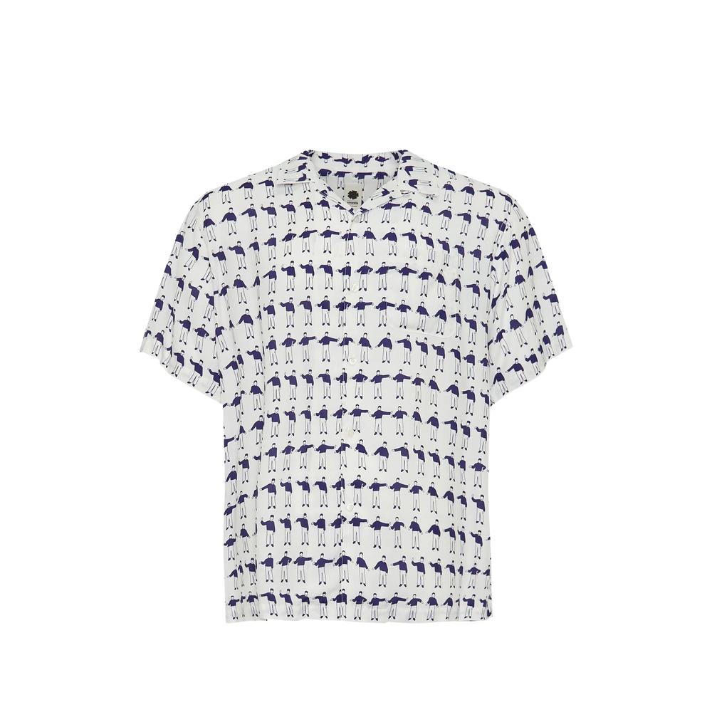 graphic-print short-sleeved shirt 1