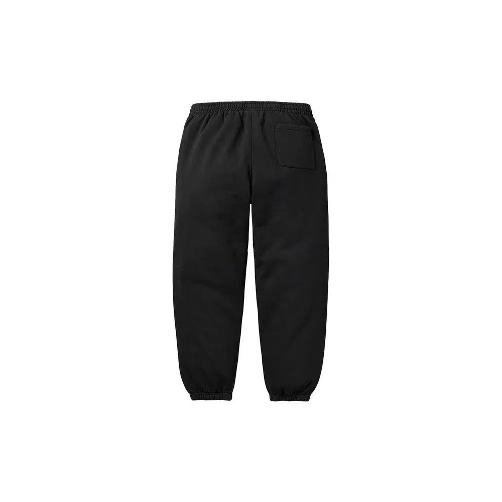 Спортивные штаны Supreme Satin Appliqué Sweatpant 'Black' 2