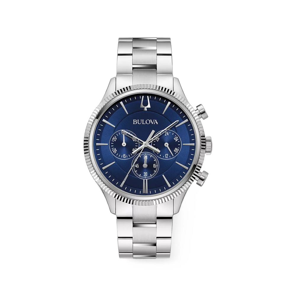 Classic 42mm fluted-bezel watch 1
