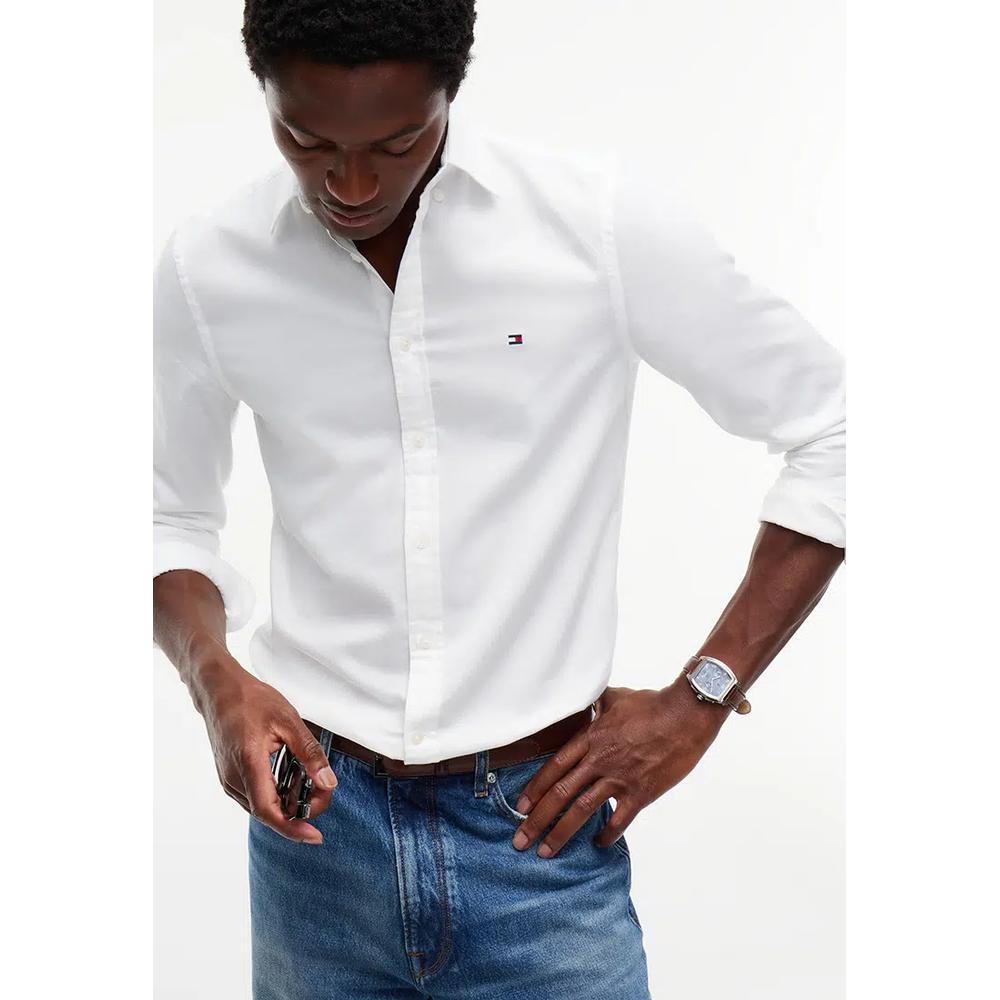 Рубашка Flex Slim Fit из добби - Tommy Mainline 4