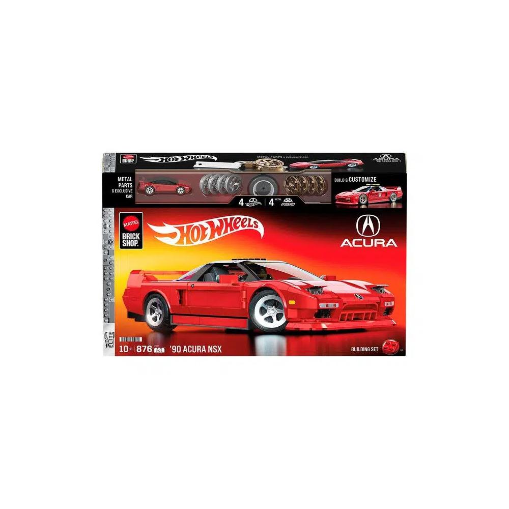 Фигурки Mattel Brick Shop Hot Wheels 90 Acura NSX Building Set 2