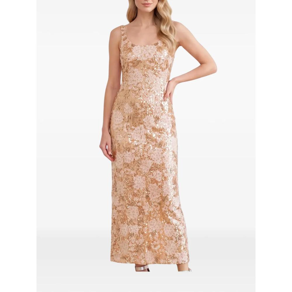 Wisteria Shimmer sequin-embellished floral-print gown 2