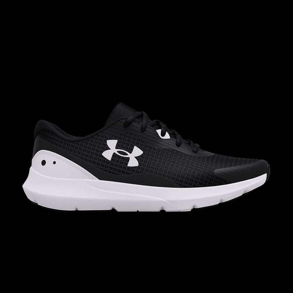 Кроссовки Under Armour Wmns Surge 3 'Black White' 1